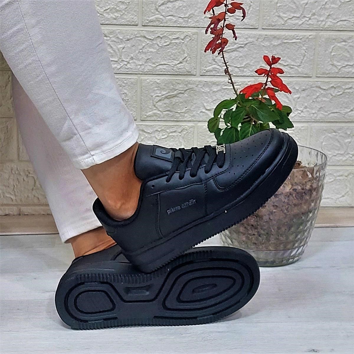 Pierre Cardin 31370-31371 Siyah Fuspetli Hafif  Spor Ayakkabı