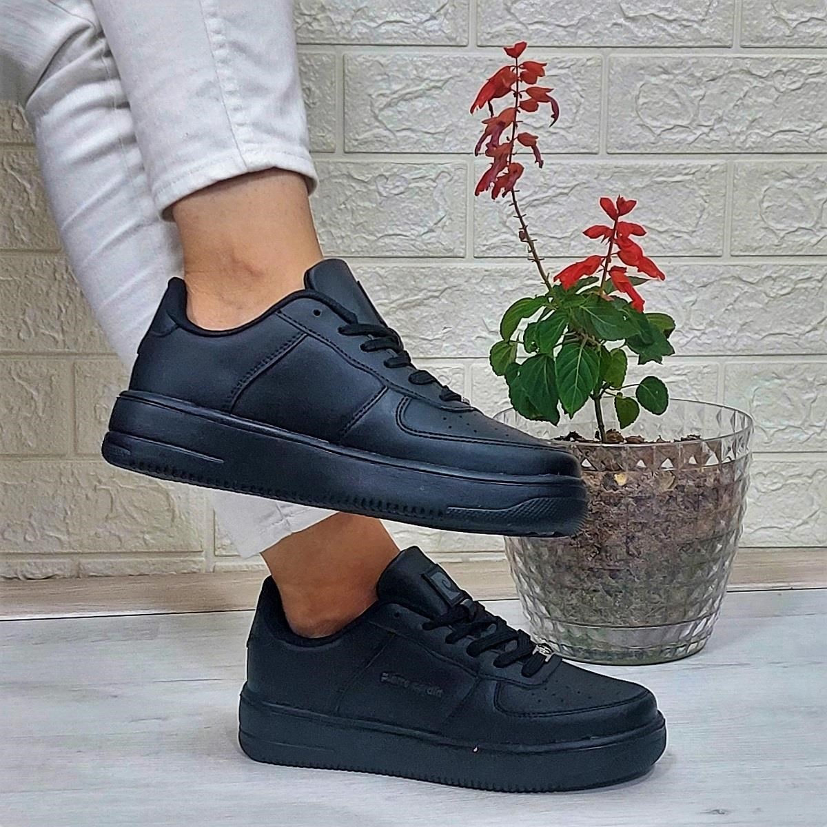 Pierre Cardin 31370-31371 Siyah Fuspetli Hafif  Spor Ayakkabı