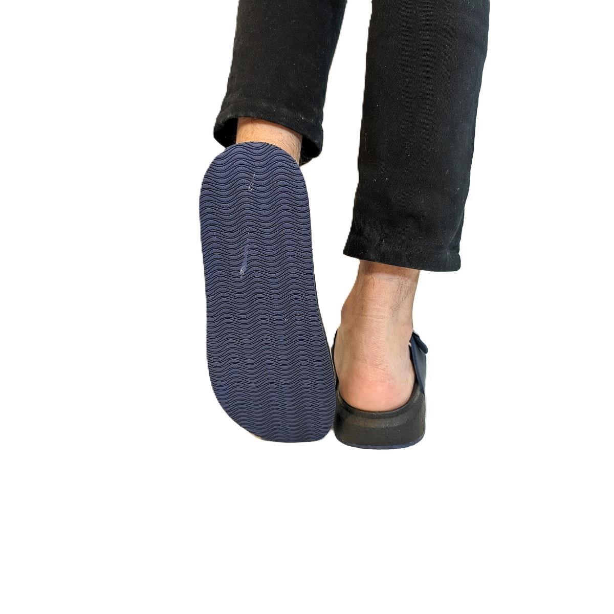 Pierre Cardin 7408 Lacivert Çift Tokalı Yumuşak Taban Erkek Terlik