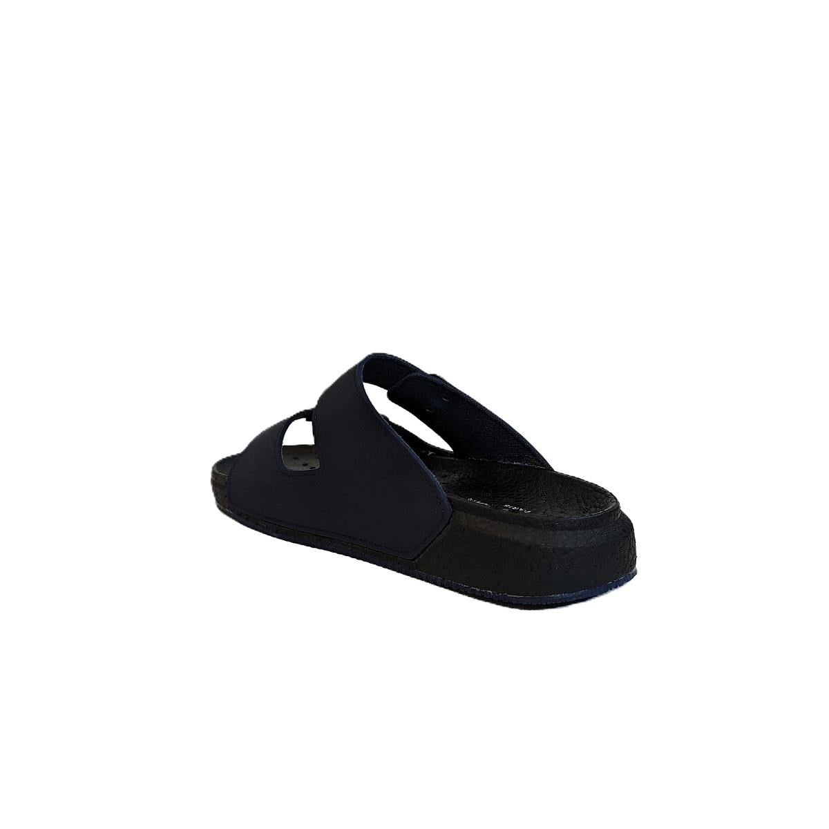 Pierre Cardin 7408 Lacivert Çift Tokalı Yumuşak Taban Erkek Terlik