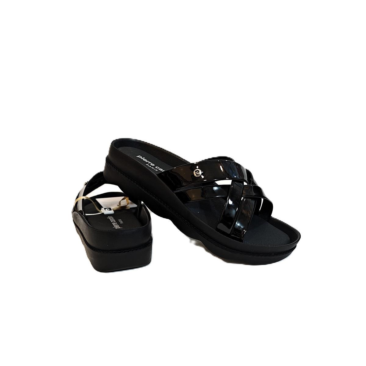 Pierre Cardin 7485 Siyah Rugan Bayan Terlik
