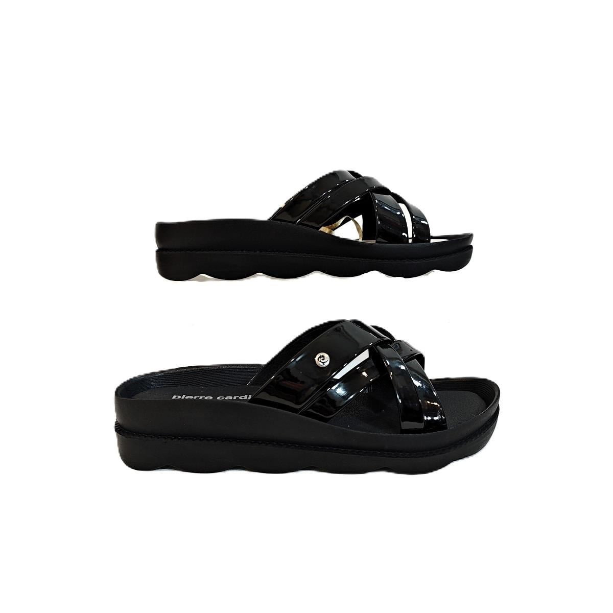 Pierre Cardin 7485 Siyah Rugan Bayan Terlik