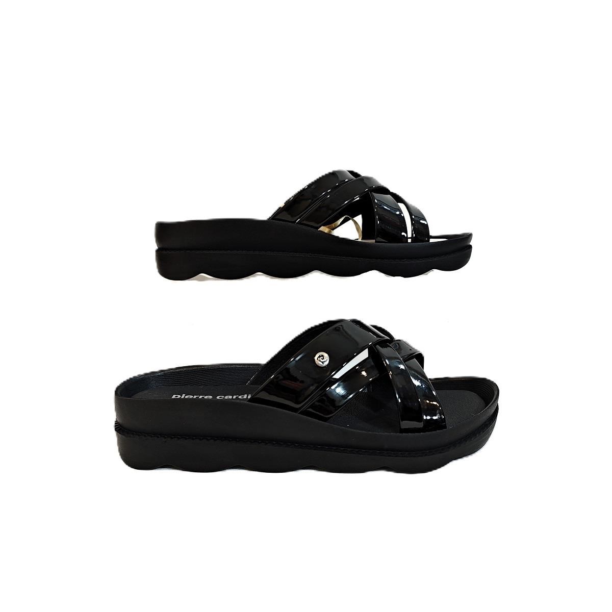 Pierre Cardin 7485 Siyah Rugan Bayan Terlik