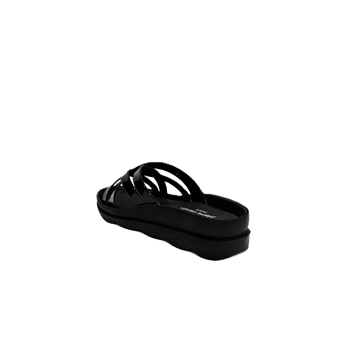 Pierre Cardin 7485 Siyah Rugan Bayan Terlik