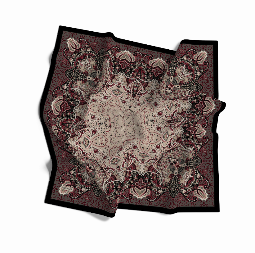 Karaca EşarpKOTON EŞARP ETNİK DESEN COTTON EŞARP - KIRMIZI 