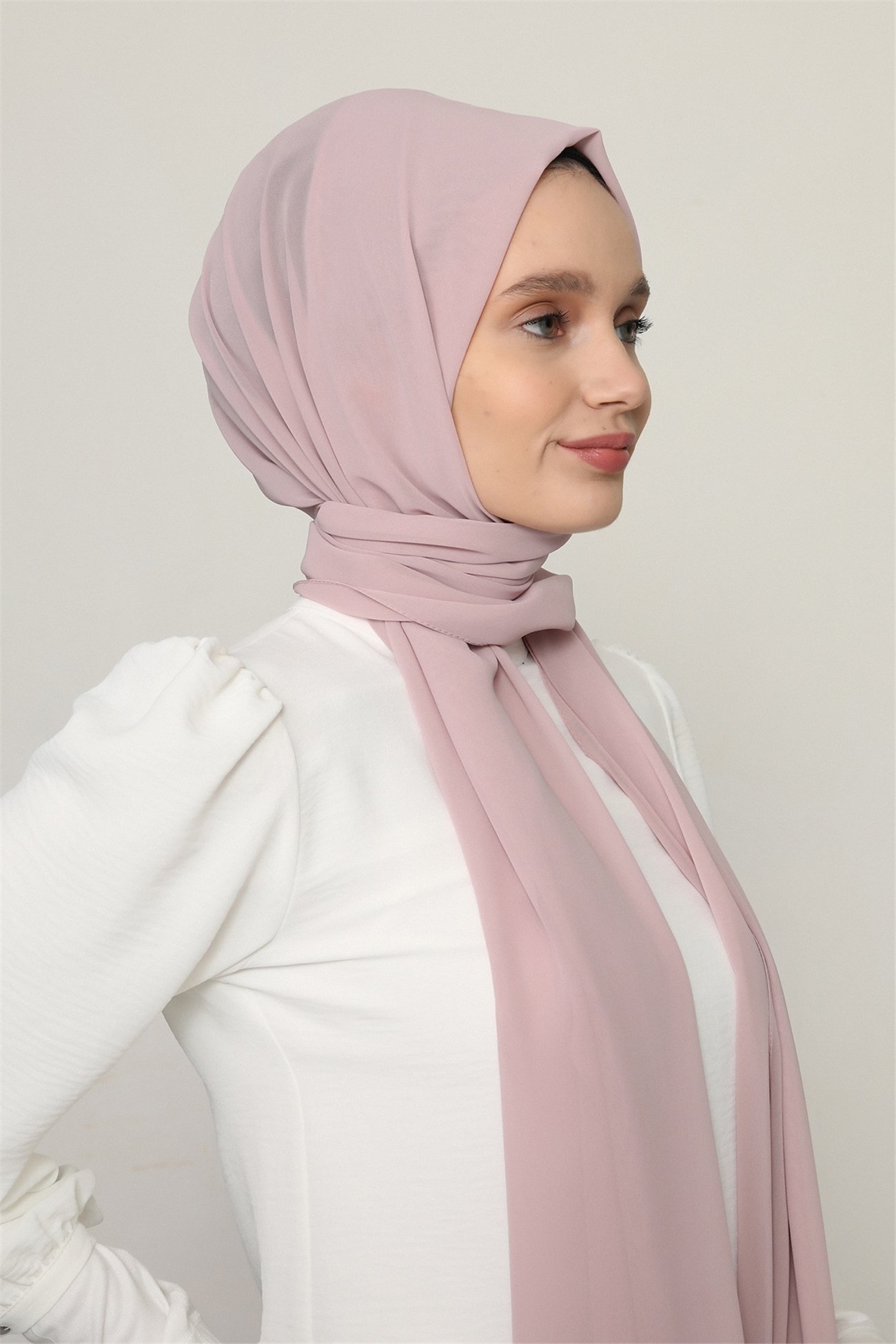 Karaca EşarpNANO KREP ŞALKaraca Nano Krep Şal - LEYLAK