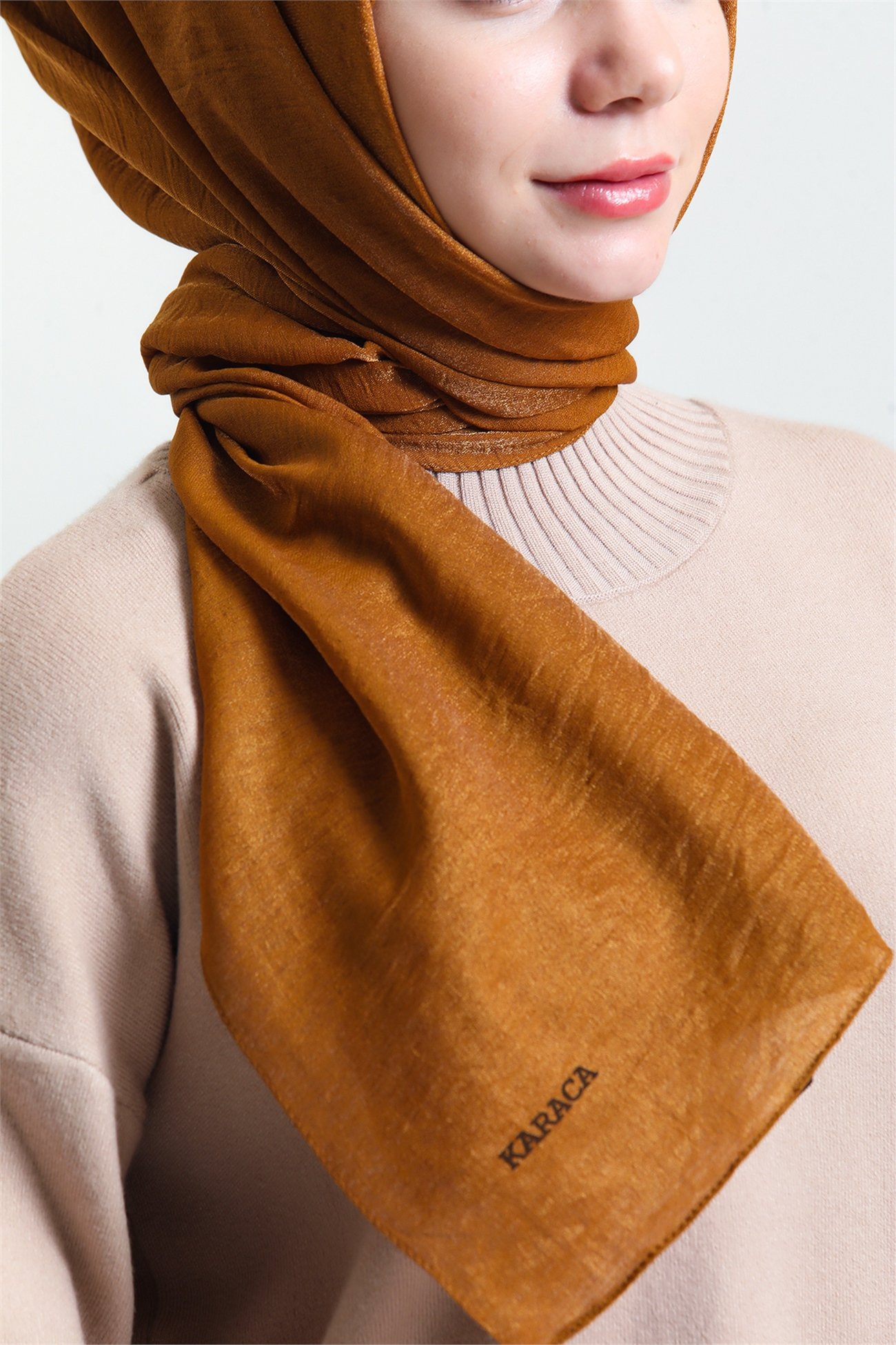 KARACAPIRILTI ŞALKaraca Pırıltı Şal - BAKIR