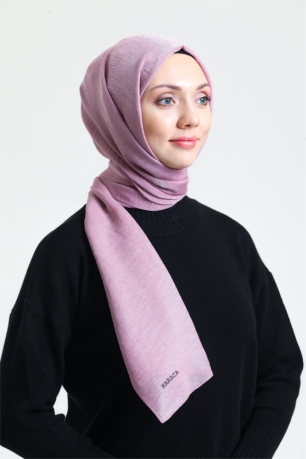 KARACAPIRILTI ŞALKaraca Pırıltı Şal - LİLA