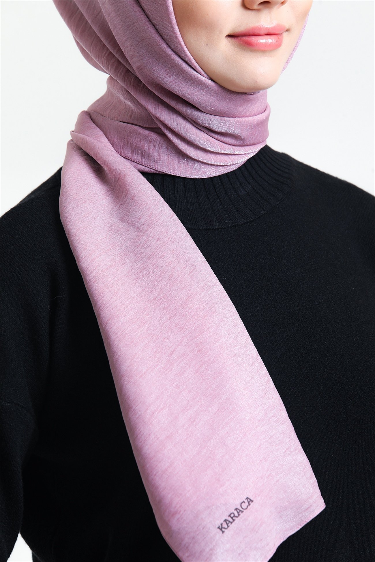 KARACAPIRILTI ŞALKaraca Pırıltı Şal - LİLA