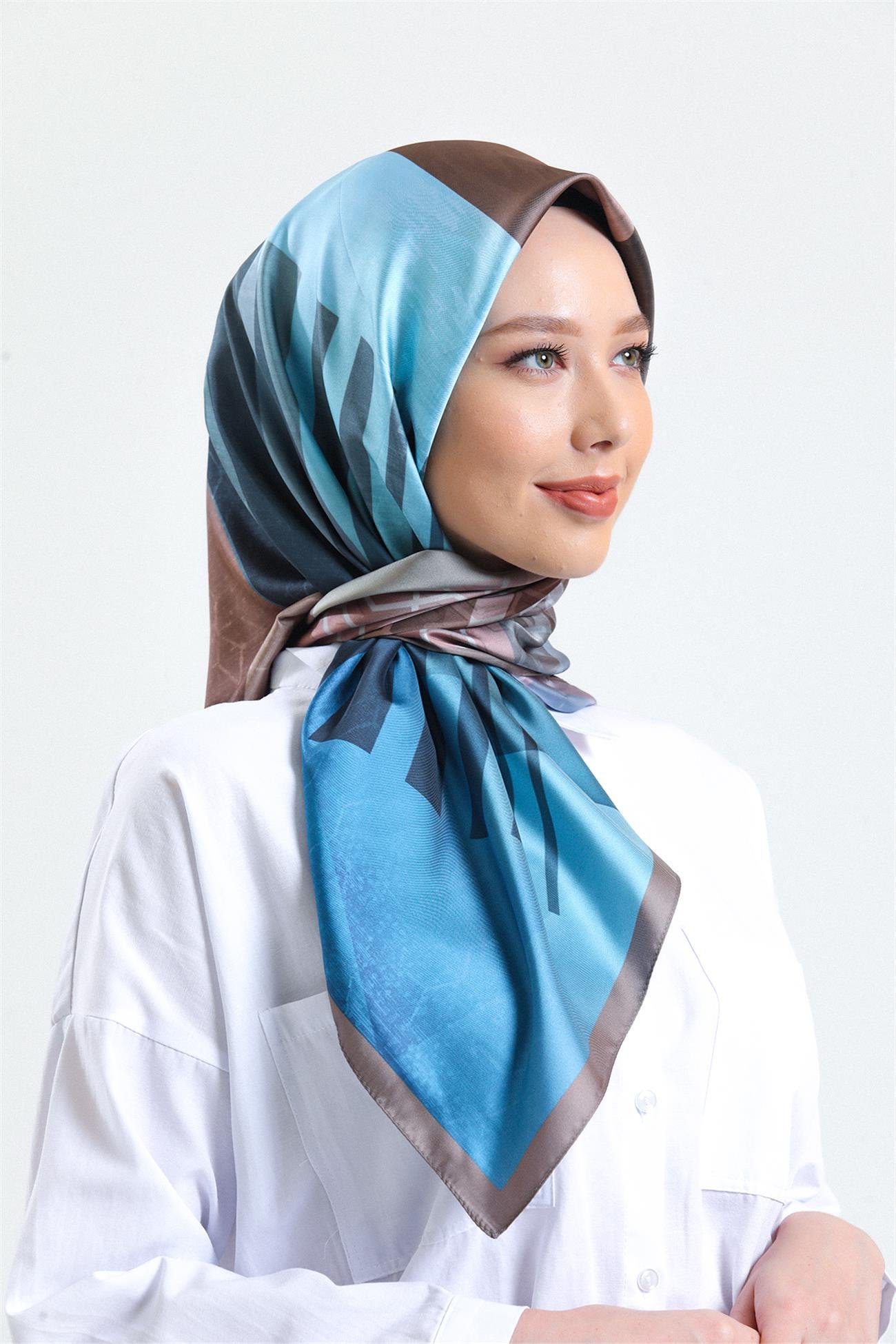 KARACARAYON EŞARPKaraca Rayon Eşarp - KAHVE