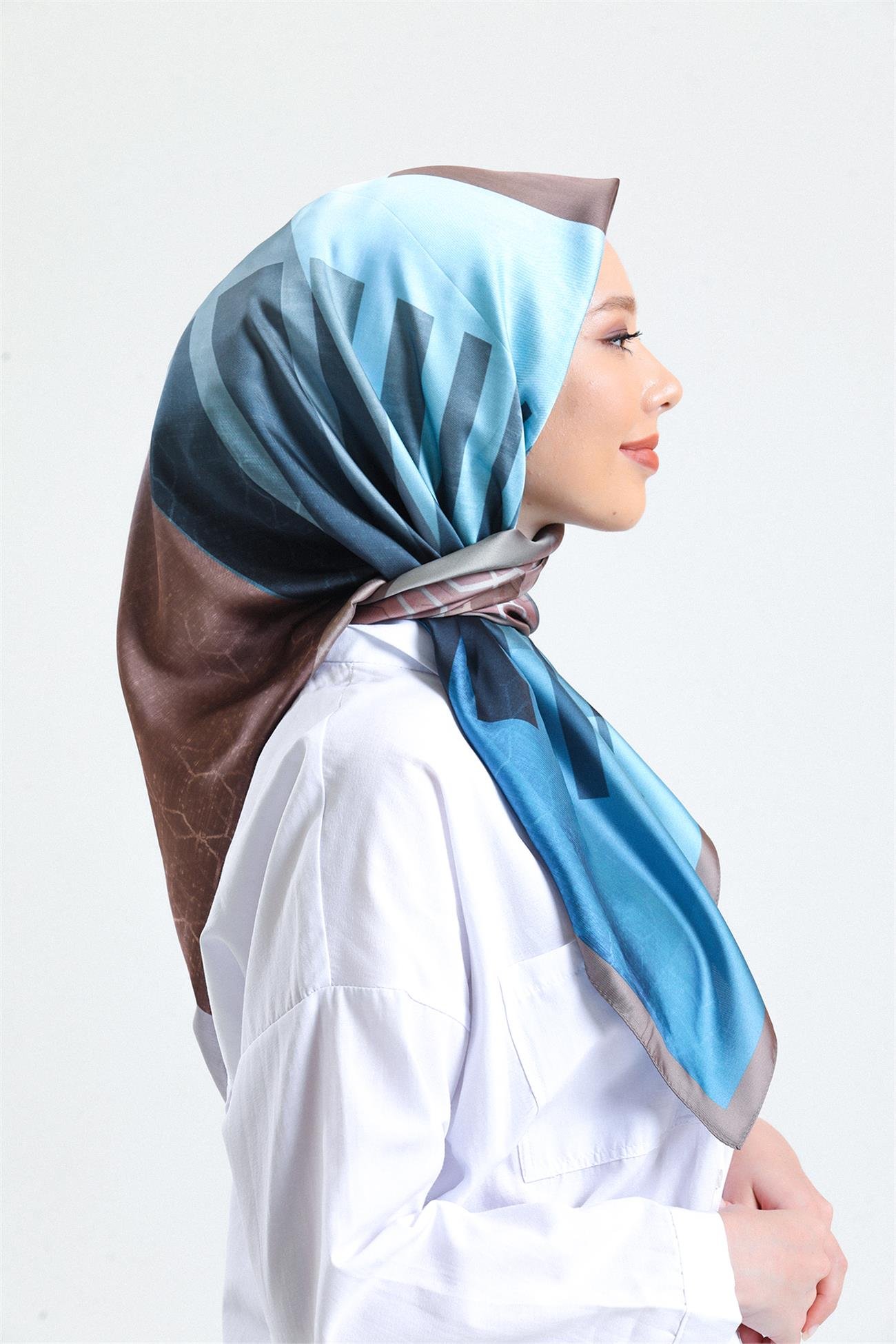 KARACARAYON EŞARPKaraca Rayon Eşarp - KAHVE