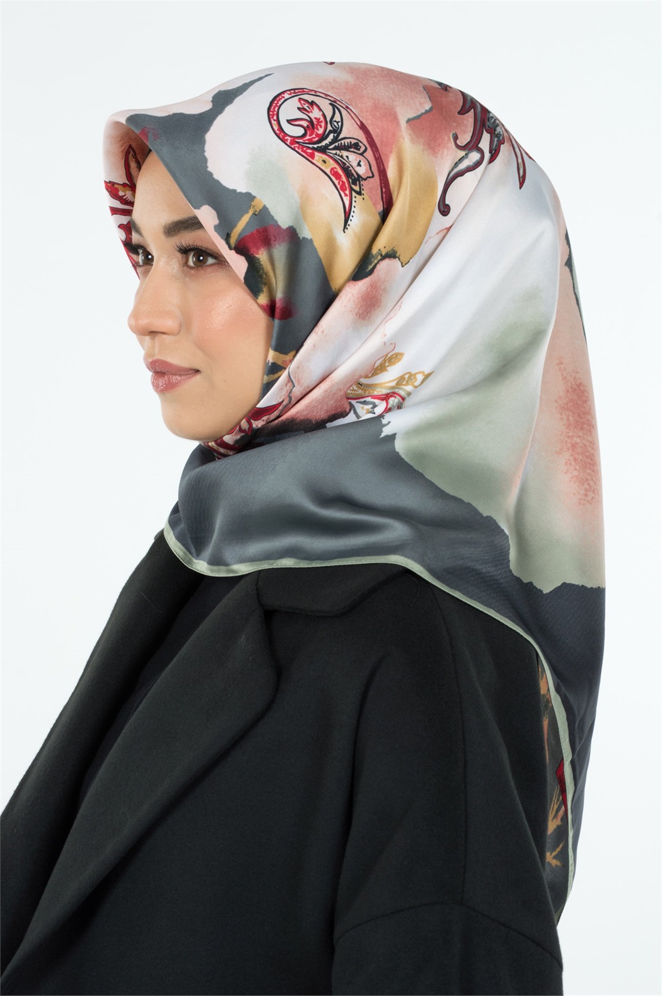 Karaca EşarpRAYON EŞARPKaraca Rayon Eşarp - YEŞİL/SİYAH