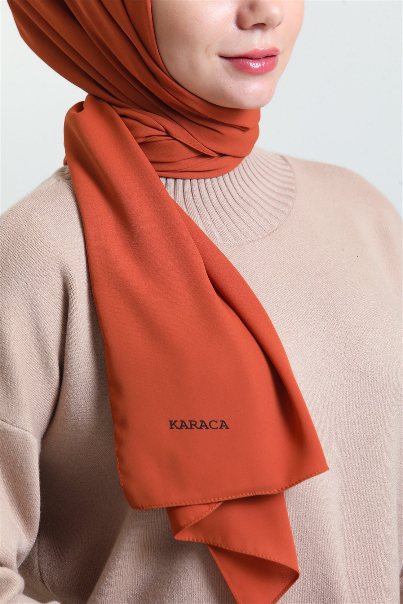 KARACASAFİR ŞALKaraca Safir Şal - KİREMİT