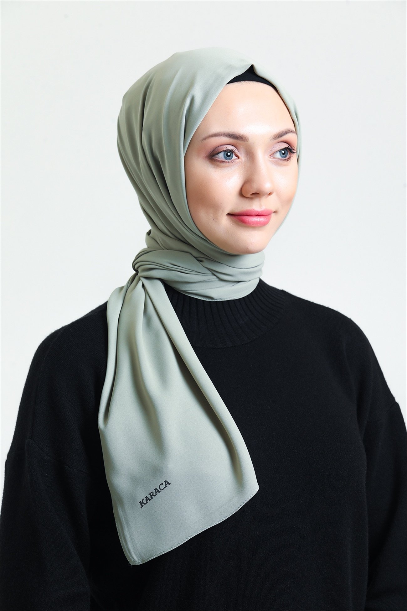 KARACASAFİR ŞALKaraca Safir Şal - MİNT YEŞİLİ