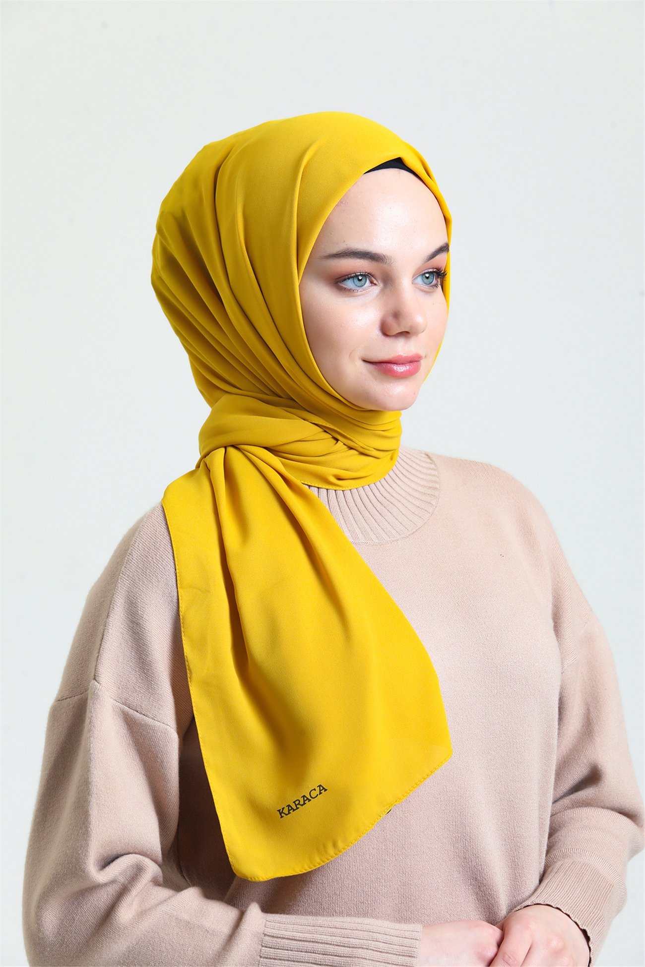KARACASAFİR ŞALKaraca Safir Şal - SARI