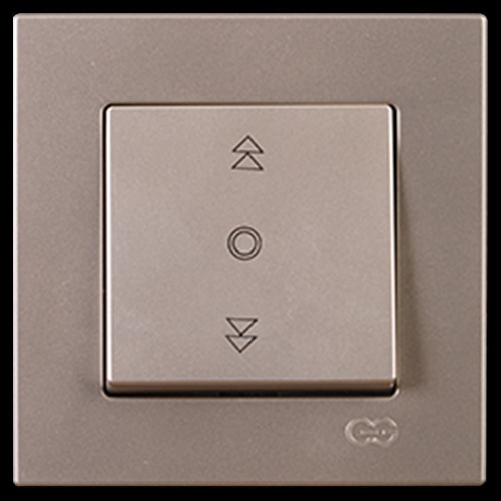 EQONA JALUZİ KUMANDA ANAHTARI (TEK DÜĞMELİ), M.BEJ