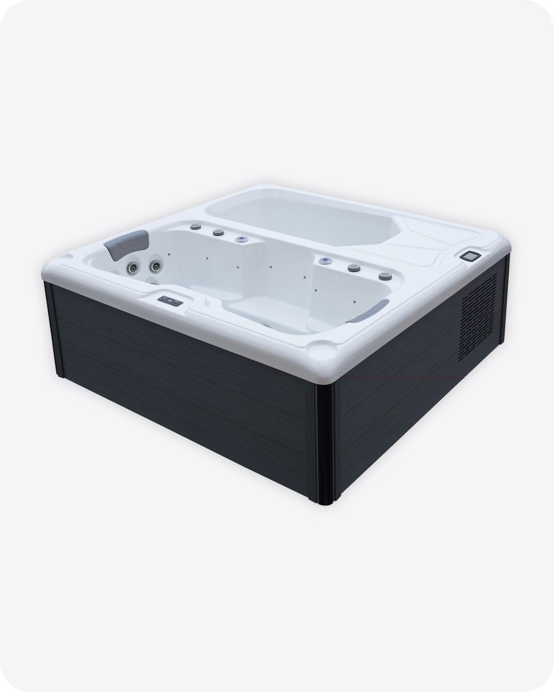 Frostlander Isıtmalı ve Soğutmalı Ice Bath - Cold Plunge - Spa Havuzu 220x220x90 cm