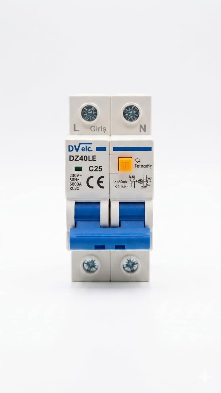 Asansör Tüm Ürünler (Elektrik, Elektronik, Mekanik, Hırdavat)Dz elcDV KAÇAK AKIM RÖLESİ(MONOFAZE)