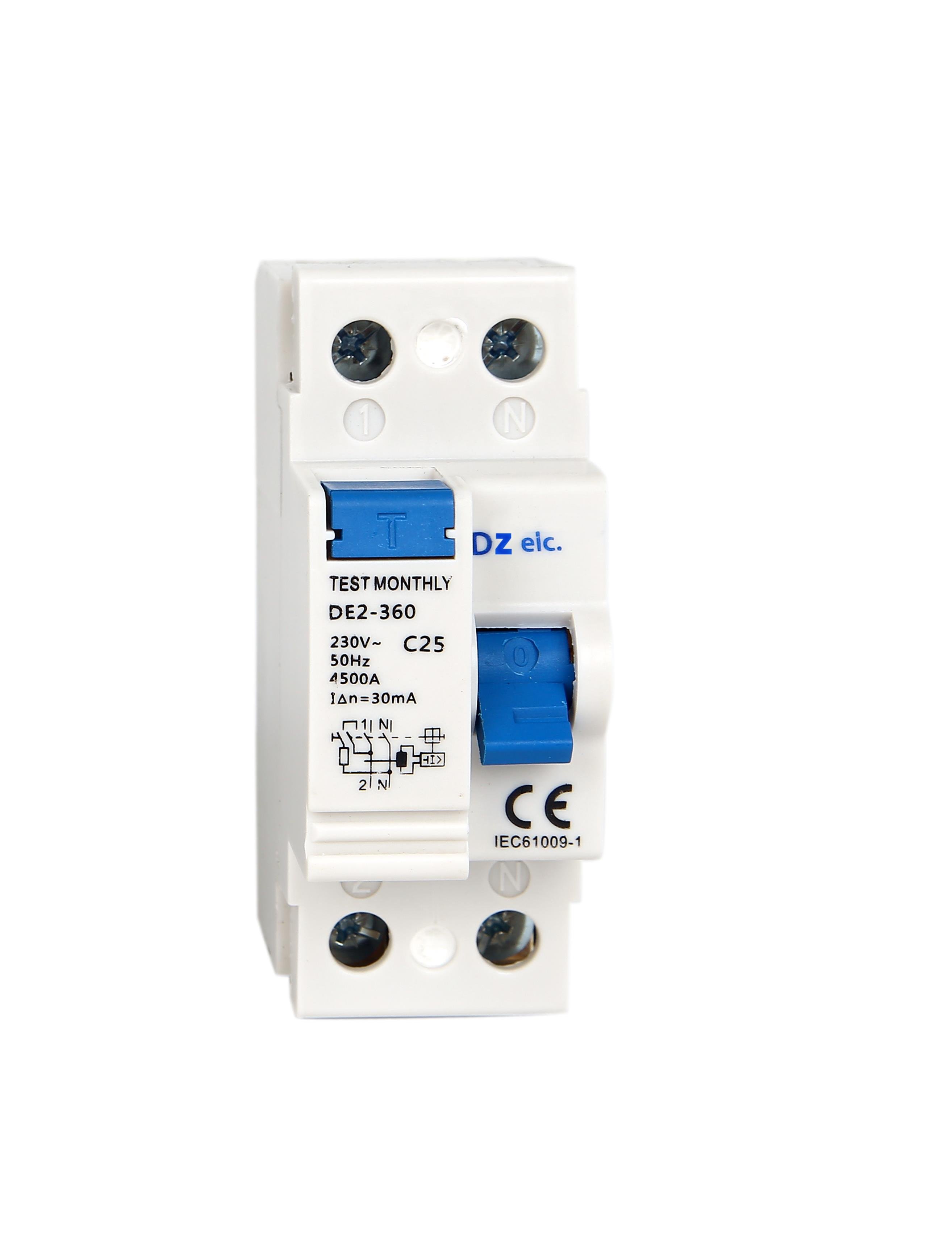 Asansör Tüm Ürünler (Elektrik, Elektronik, Mekanik, Hırdavat)Dz elcDZ elc. MONOFAZE KAÇAK AKIM RÖLESİ
