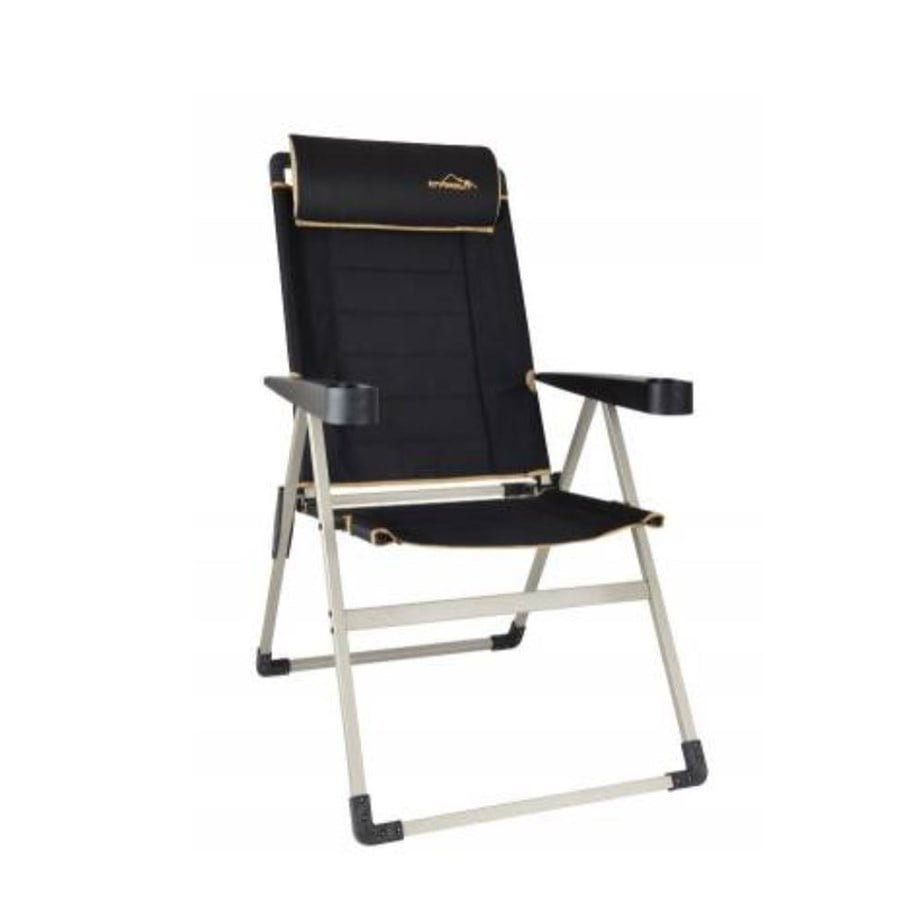 Campout Katlanır Lüx Sandalye Siyah NG KLS
