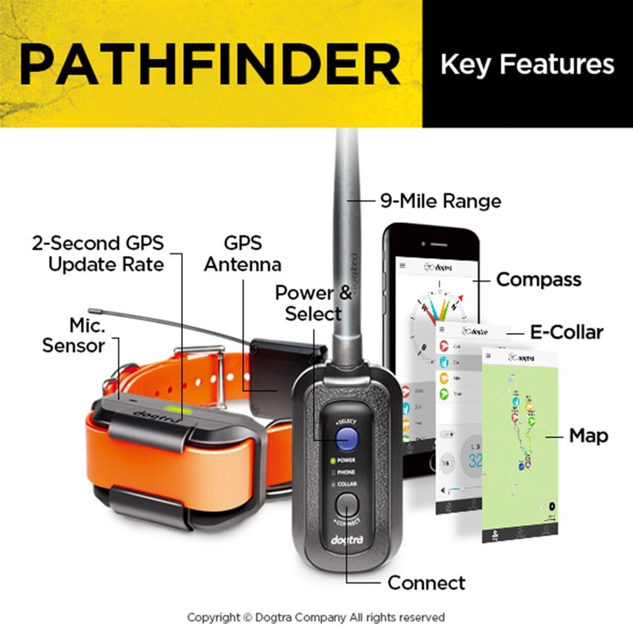 Dogtra Pathfinder Köpek Takip GPS (Şoklu)