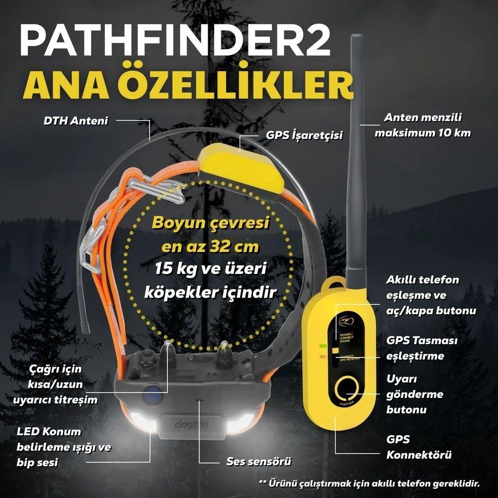 Dogtra Pathfinder2 Köpek Takip GPS (Şoklu)