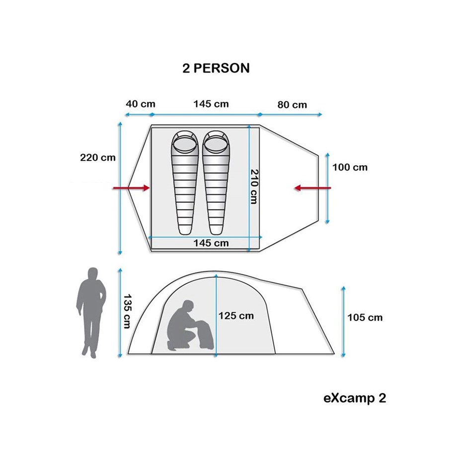 Evolite Excamp 2 Pro Çadır