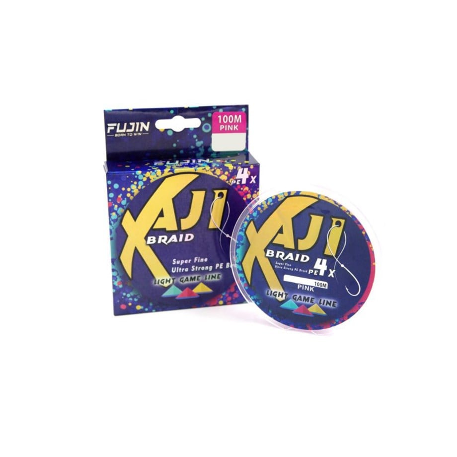 Fujin Aji Light Game Braid 4x Pink PE İp Misina 100 Mt