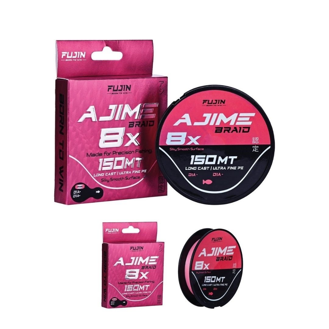 Fujin Ajime Braid 8x 150mt Pink İp 0,10 mm
