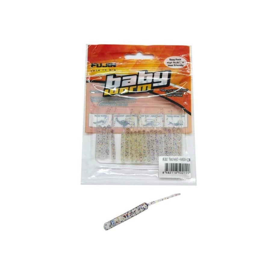 Fujin Baby Worm 5.2 cm Floating LRF Silikonu Rainbow