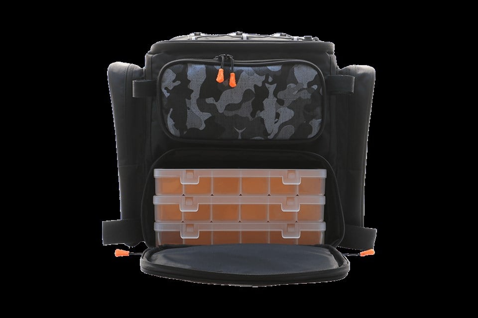 Fujin Black Camo Back Pack - Balıkçı Sırt Çantası