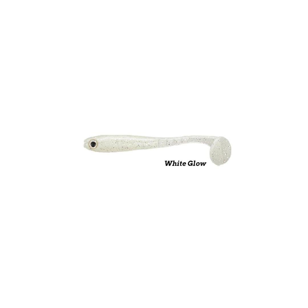 Fujin Bomb Shad 85mm Slikon Balık White Glow