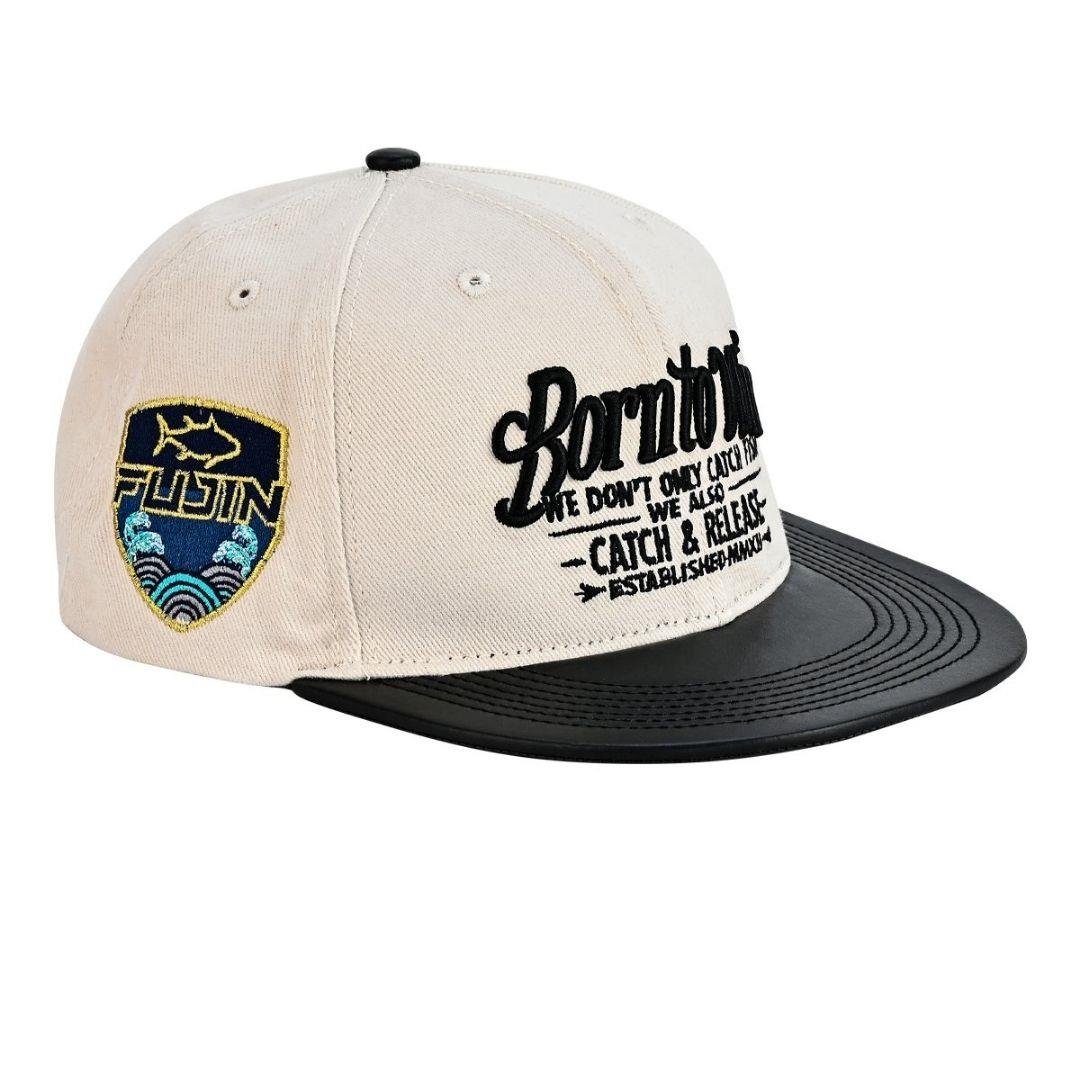 Fujin BTW Leather Visor Şapka Dirty White