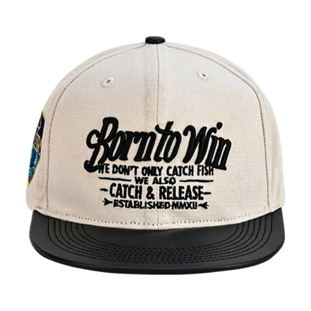 Fujin BTW Leather Visor Şapka Dirty White