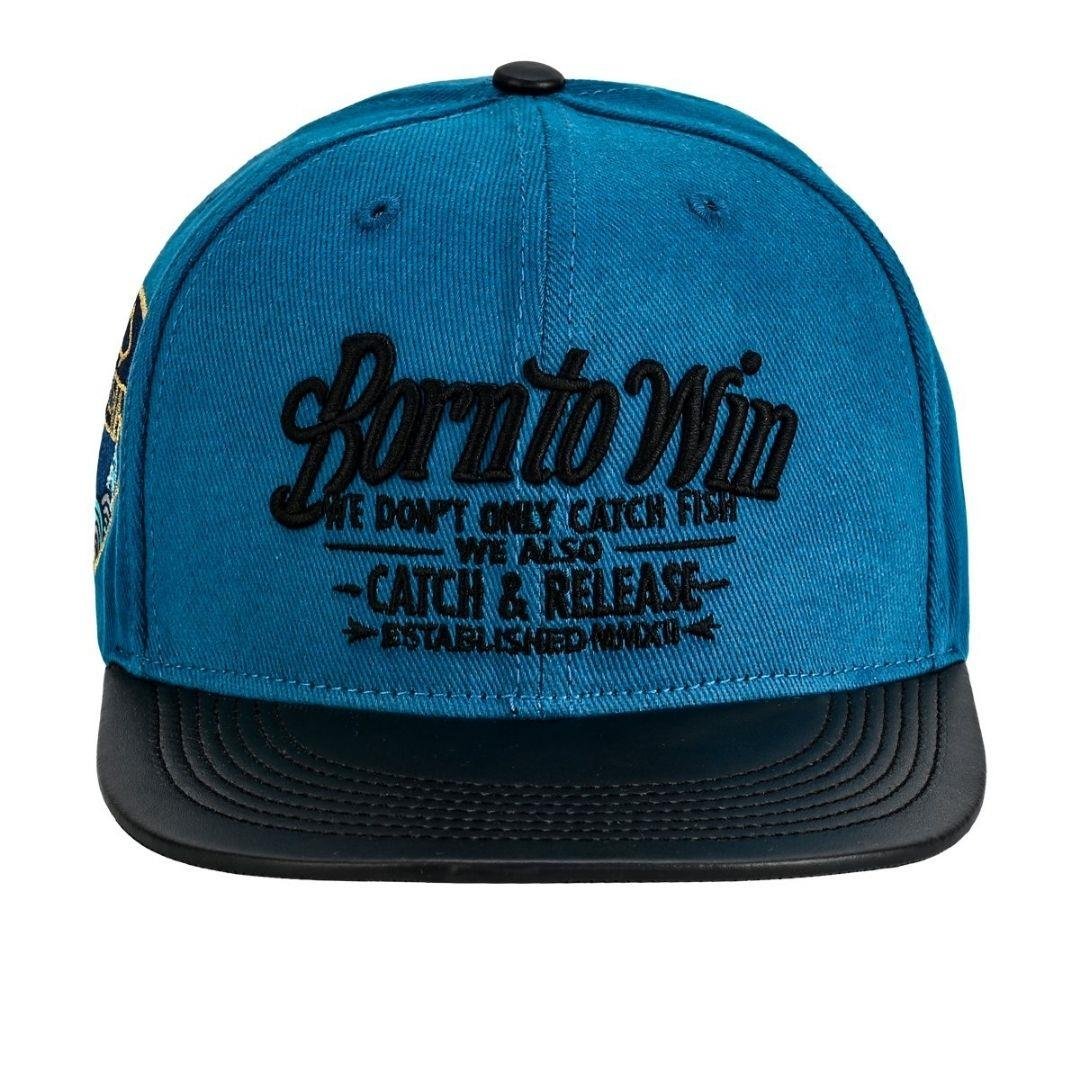 Fujin BTW Leather Visor Şapka Indigo