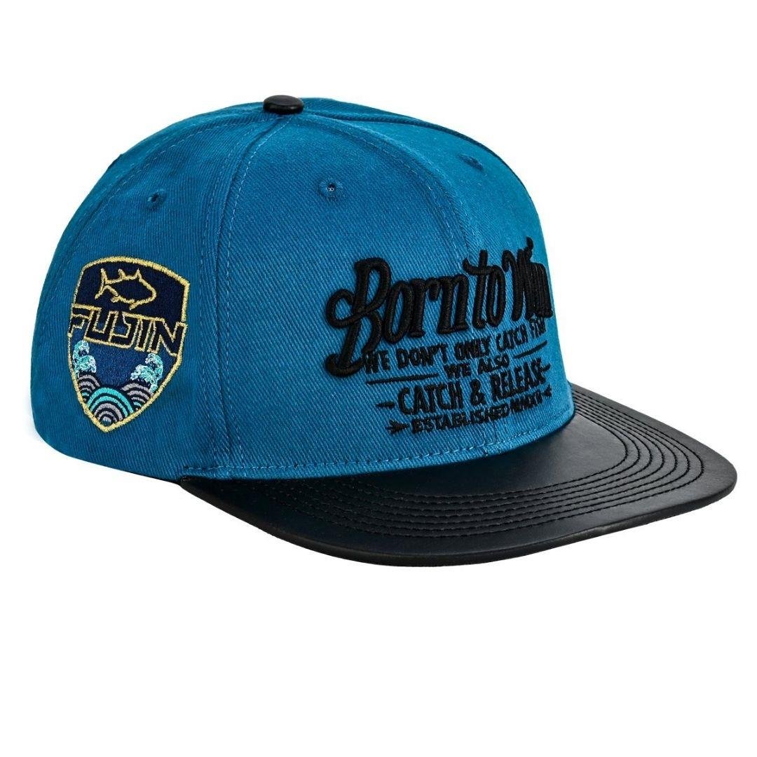 Fujin BTW Leather Visor Şapka Indigo