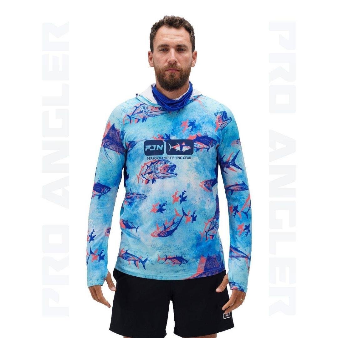 Fujin Pro Angler S24 Buff&Hoodie Echo Fish Medium (M)