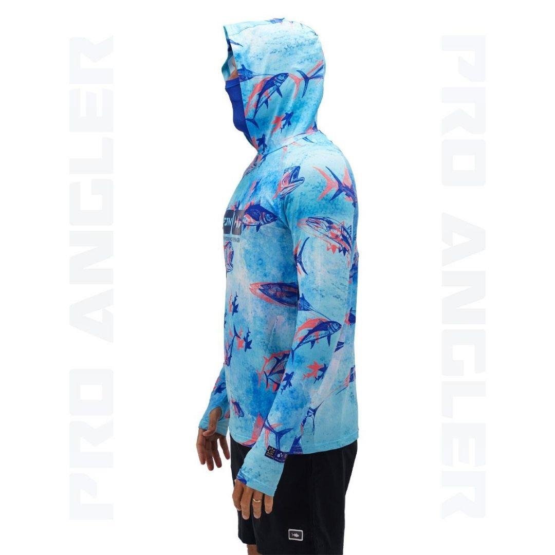 Fujin Pro Angler S24 Buff&Hoodie Echo Fish Medium (M)