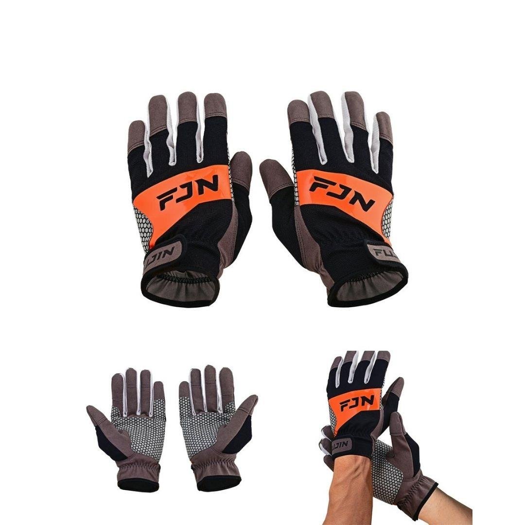 Fujin Pro Angler Trolling Gloves Black L/XL