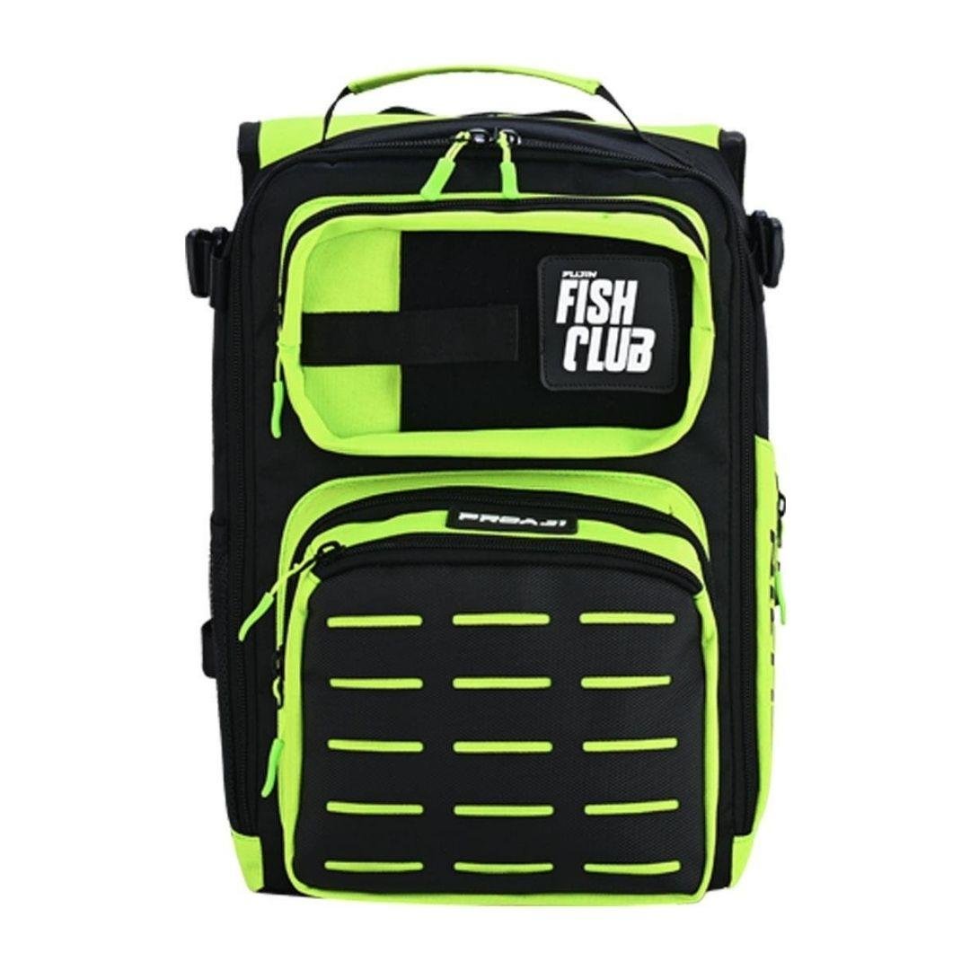 Fujin ProAji Back Pack Black Lime Balıkçı Sırt Çantası