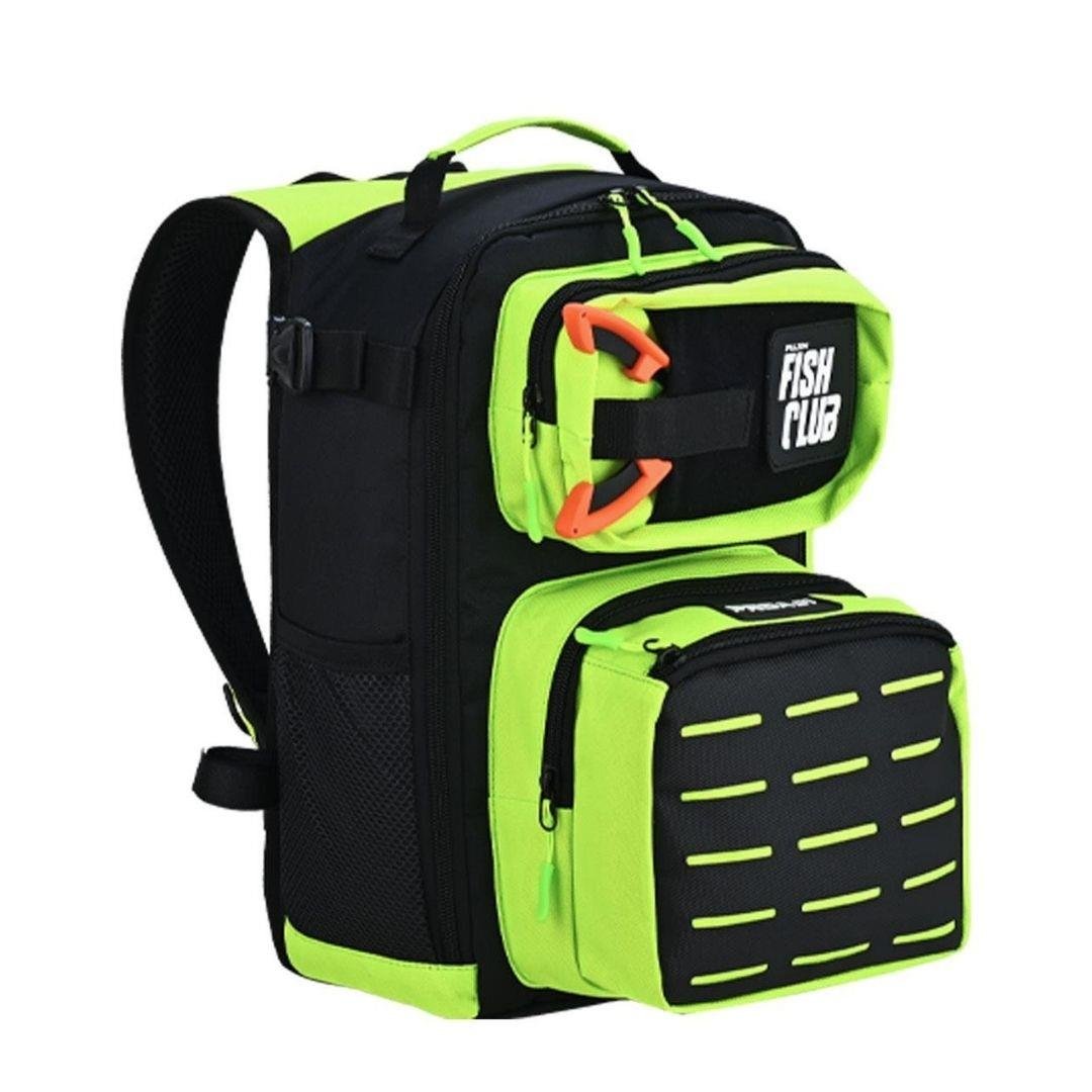 Fujin ProAji Back Pack Black Lime Balıkçı Sırt Çantası