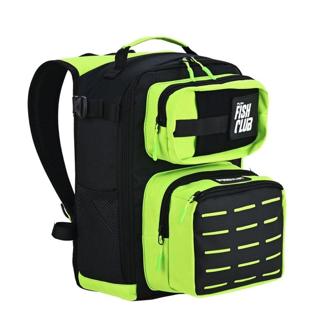 Fujin ProAji Back Pack Black Lime Balıkçı Sırt Çantası