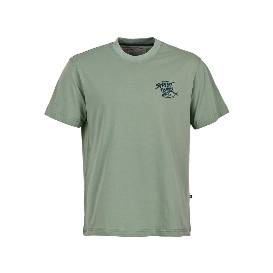 Fujin S26 Street Fishing T-Shirt Green Medium (M)