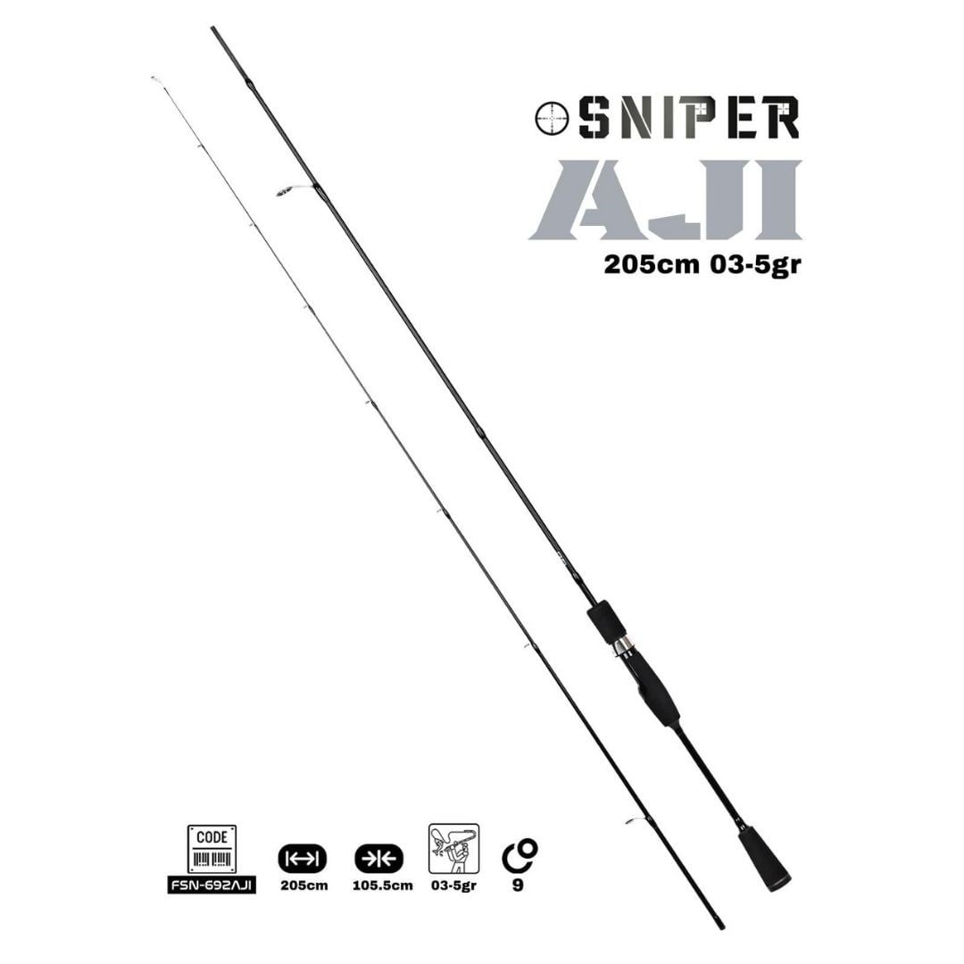 Fujin Sniper 205cm 03-5gr Aji LRF Kamışı