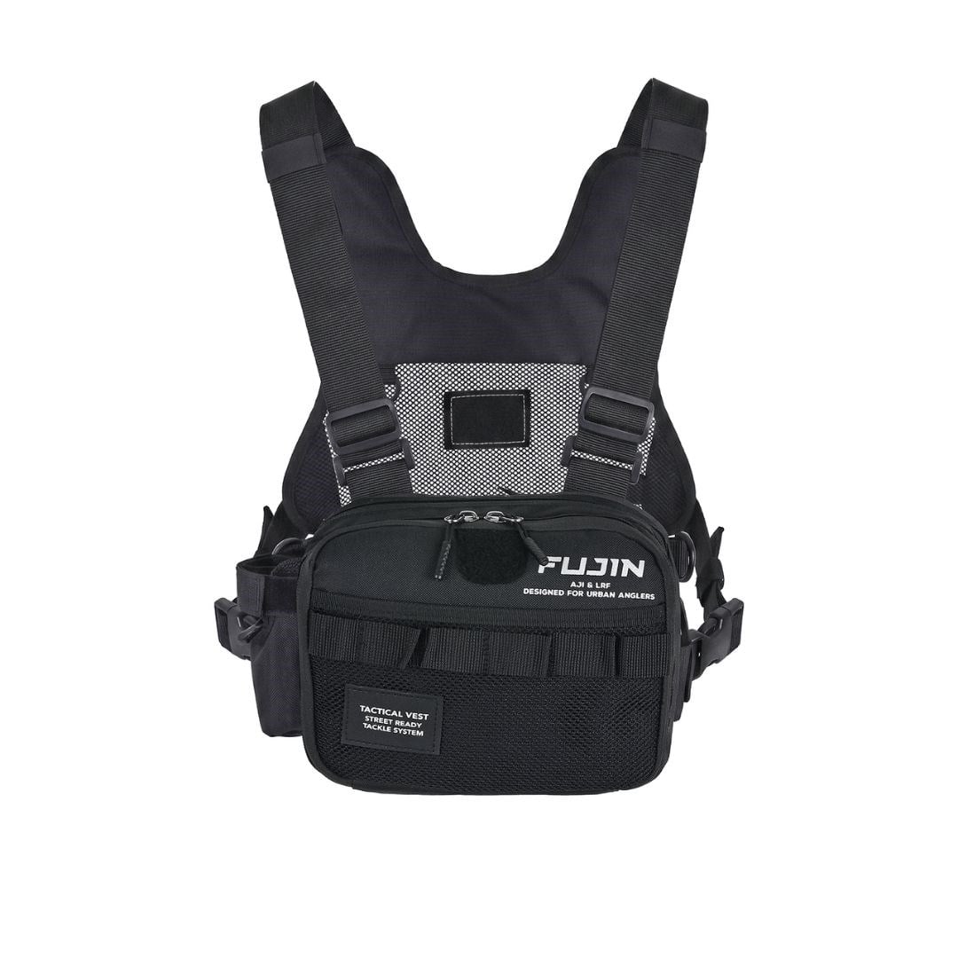 Fujin Tactical Vest Black Balıkçı Çantası