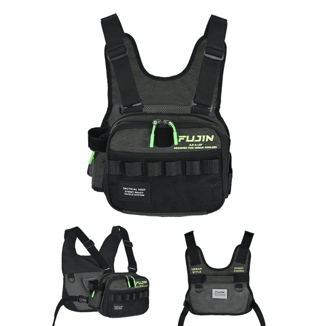 Fujin Tactical Vest Khaki Balıkçı Çantası