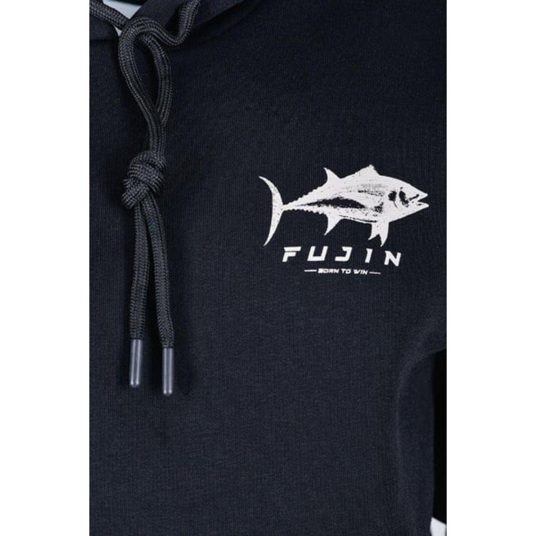 Fujin Tuna Hoodie Black Sweatshirt Kadın Small (S)
