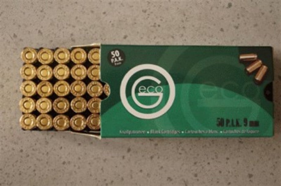 Geco Kurusıkı Ses Mermisi 9mm Sarı
