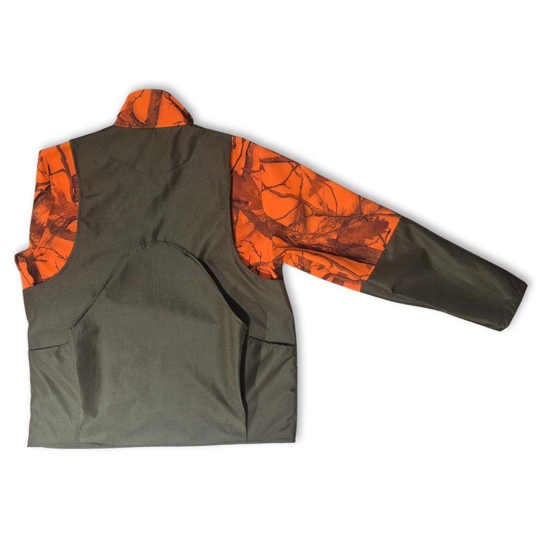 HardStone Softshell Turuncu Kollu Avcı Yeleği 3XL