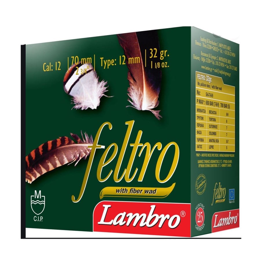 Lambro Feltro 12 Cal 32 Gr Av Fişeği